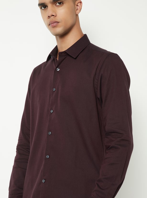 Men Solid Formal Shirt
