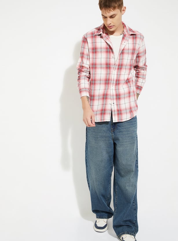 URB_N Men Checked Shirt