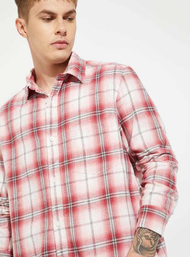 URB_N Men Checked Shirt