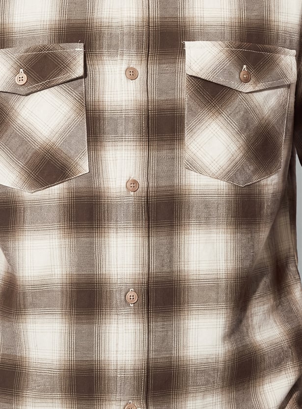 URB_N Men Checked Shirt