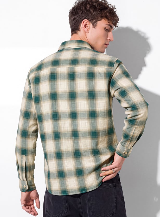 URB_N Men Checked Shirt