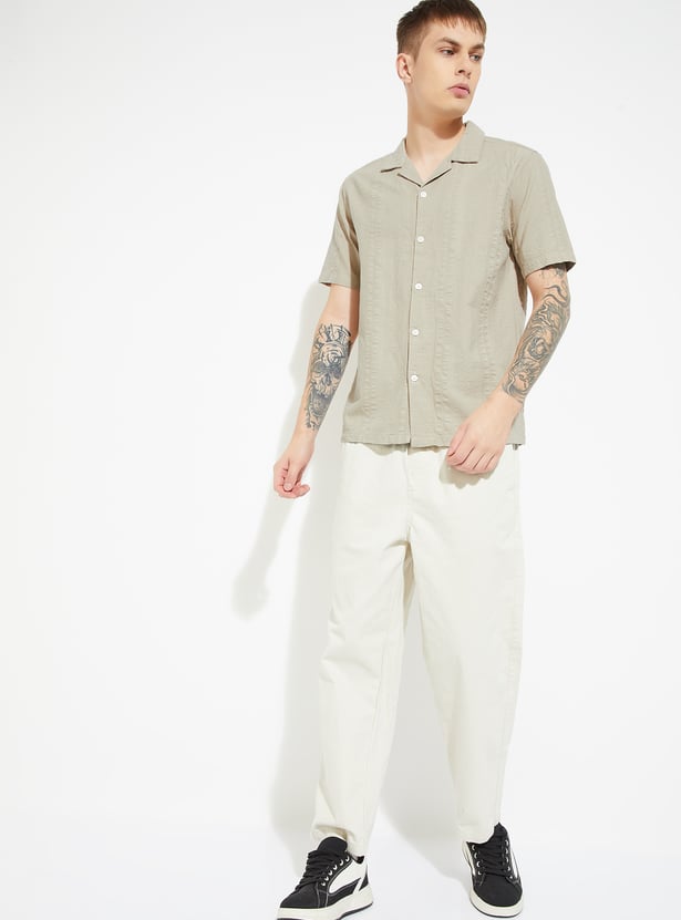 URB_N Men Textured Shirt
