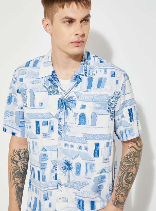 URB_N Men Printed Resort Shirt