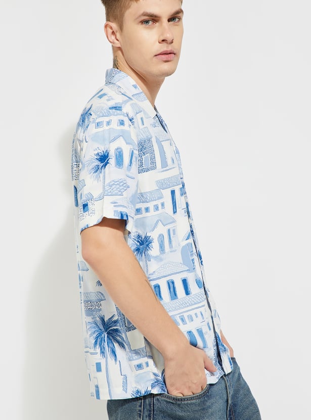 URB_N Men Printed Resort Shirt