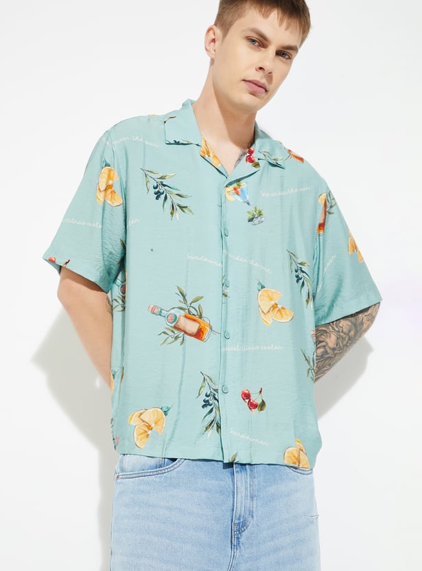 URB_N Men Printed Resort Shirt