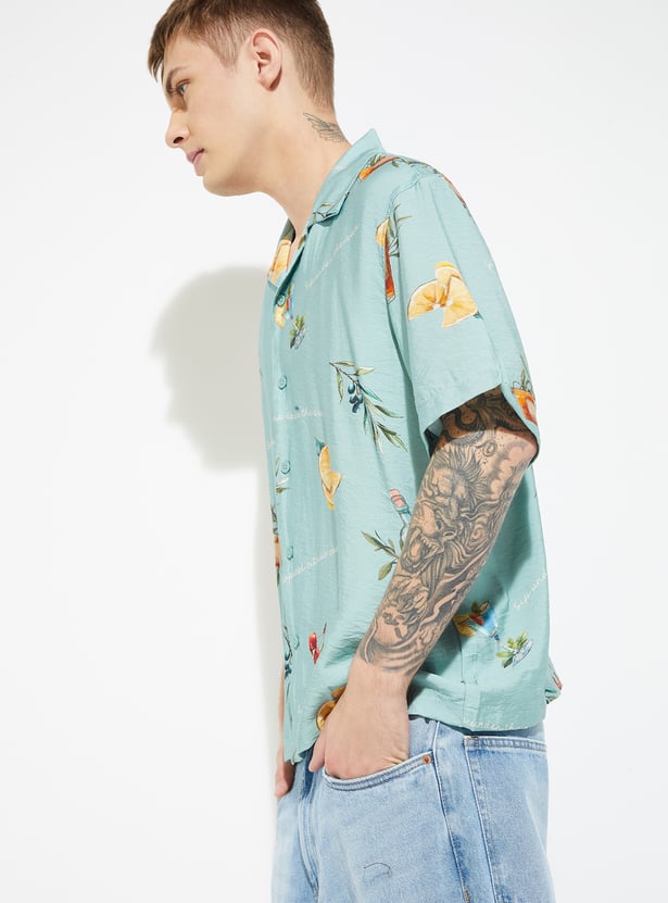 URB_N Men Printed Resort Shirt