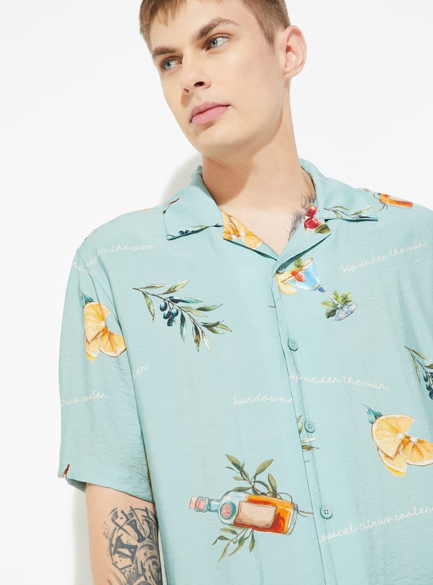 URB_N Men Printed Resort Shirt