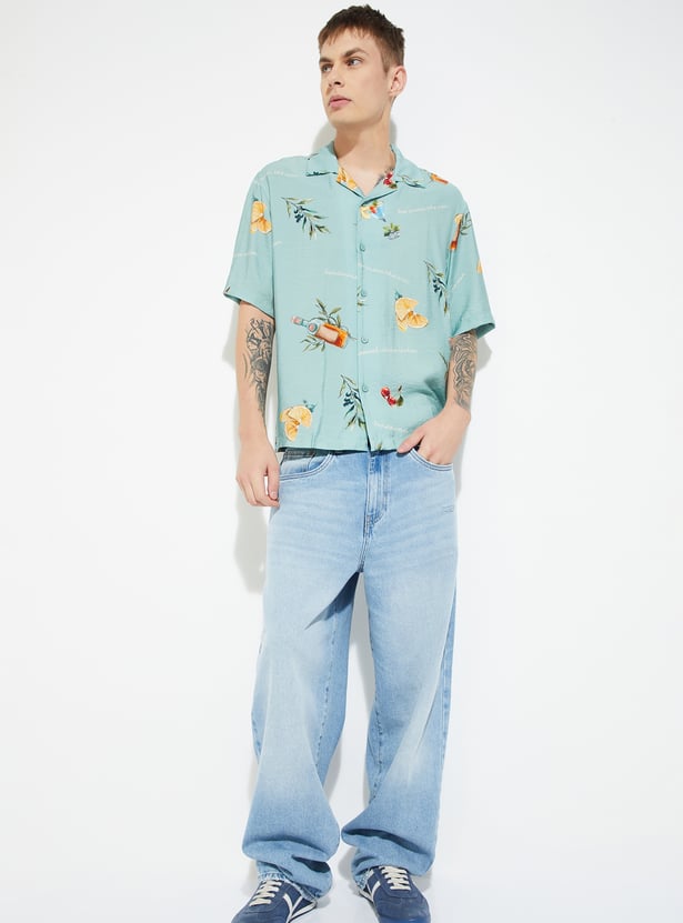 URB_N Men Printed Resort Shirt