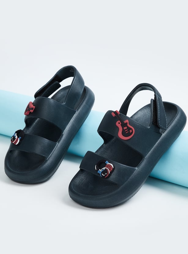 Boys Guitar Velcro Sandals