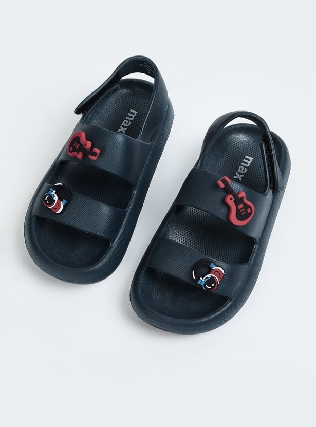 Boys Guitar Velcro Sandals