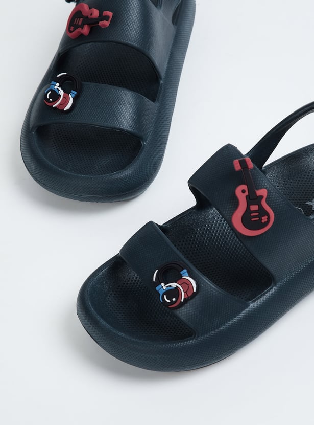 Boys Guitar Velcro Sandals