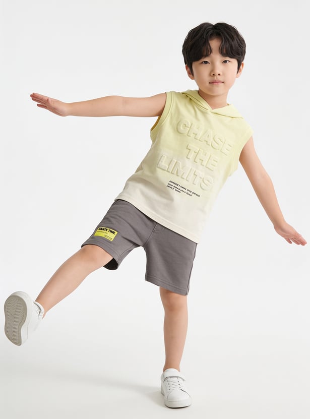 Boys Ombre Shorts Set