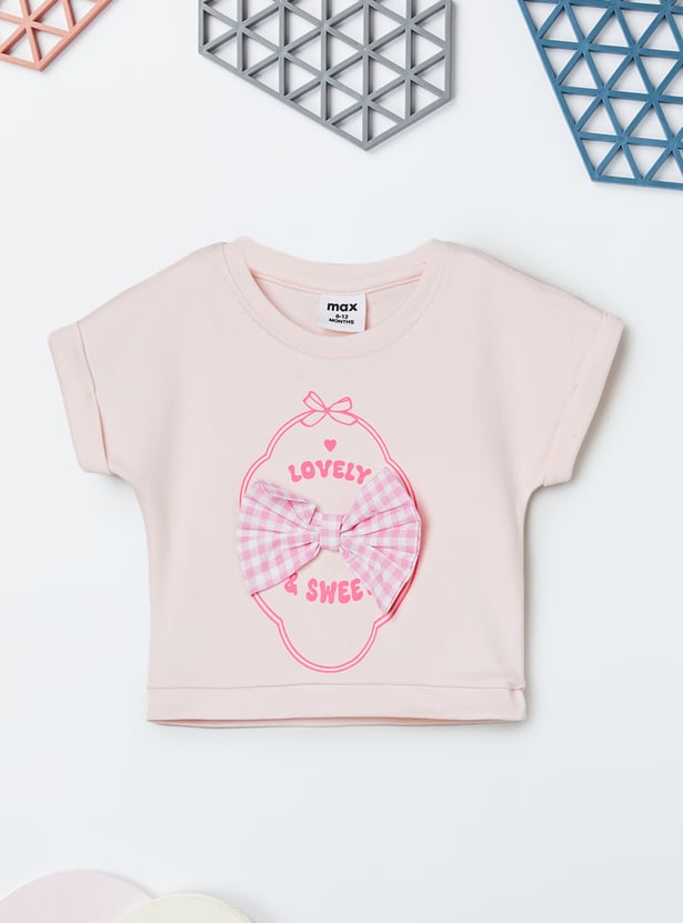 Girls Embroidered Shorts Set
