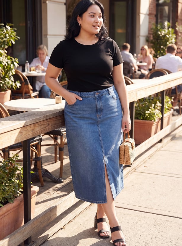 Women Ribbed T-shirt