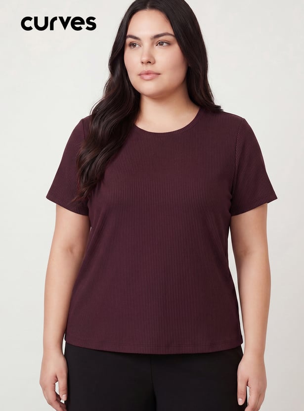 Women Ribbed T-shirt