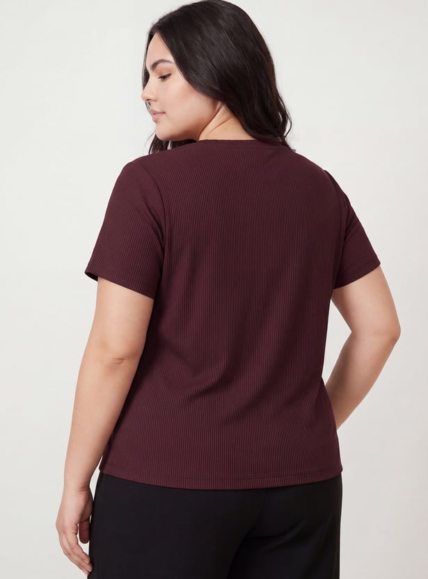 Women Ribbed T-shirt