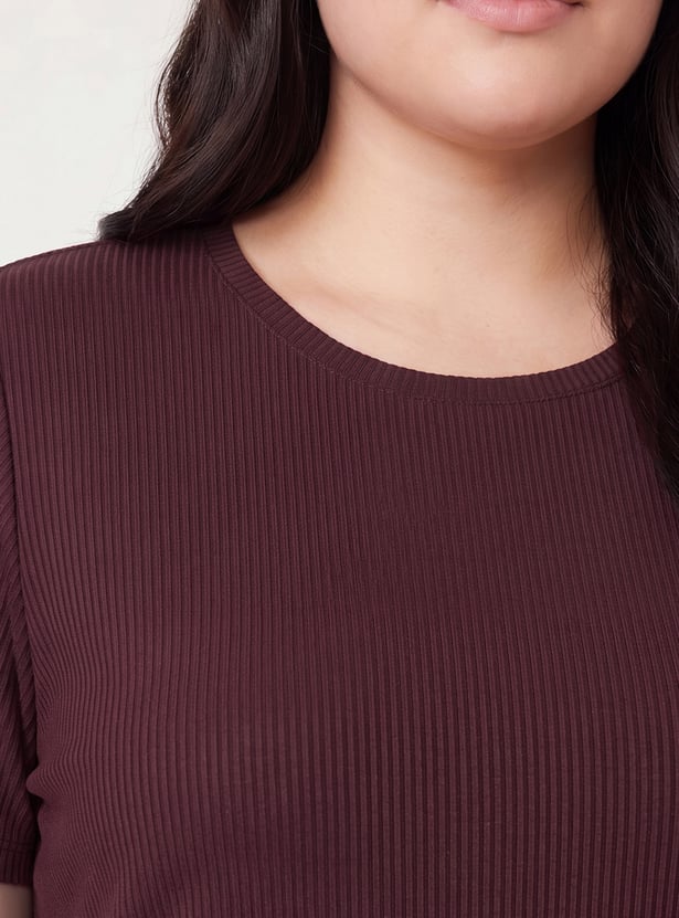 Women Ribbed T-shirt