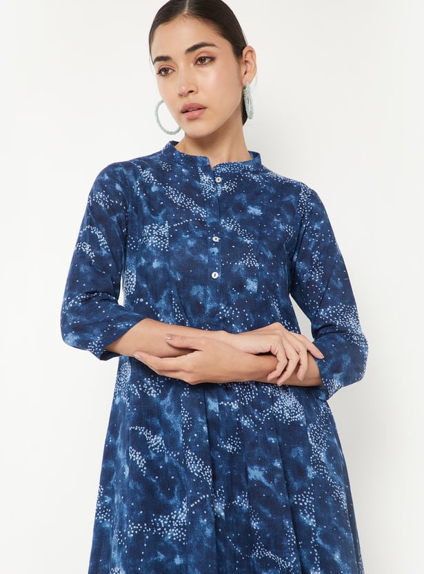Women Printed A-Line Kurta Set