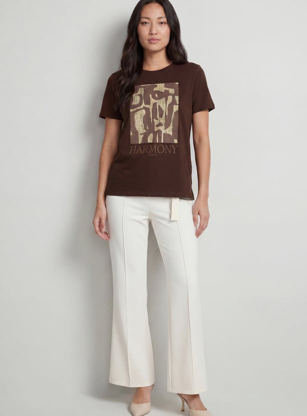 Women Embroidered T-shirt