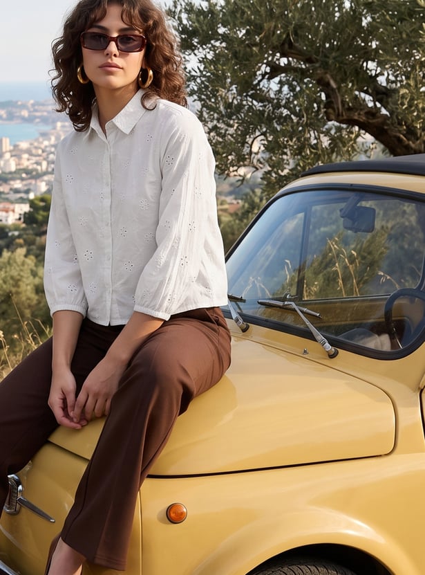 URB_N Women Schiffli Shirt