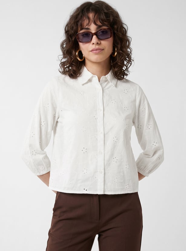 URB_N Women Schiffli Shirt