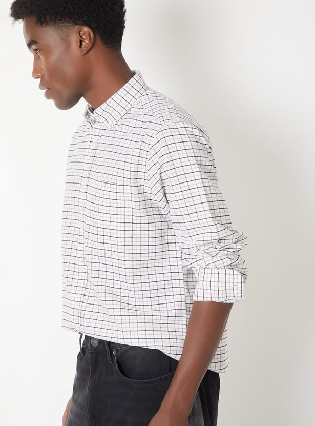 Men Checked Regular Fit Shirt