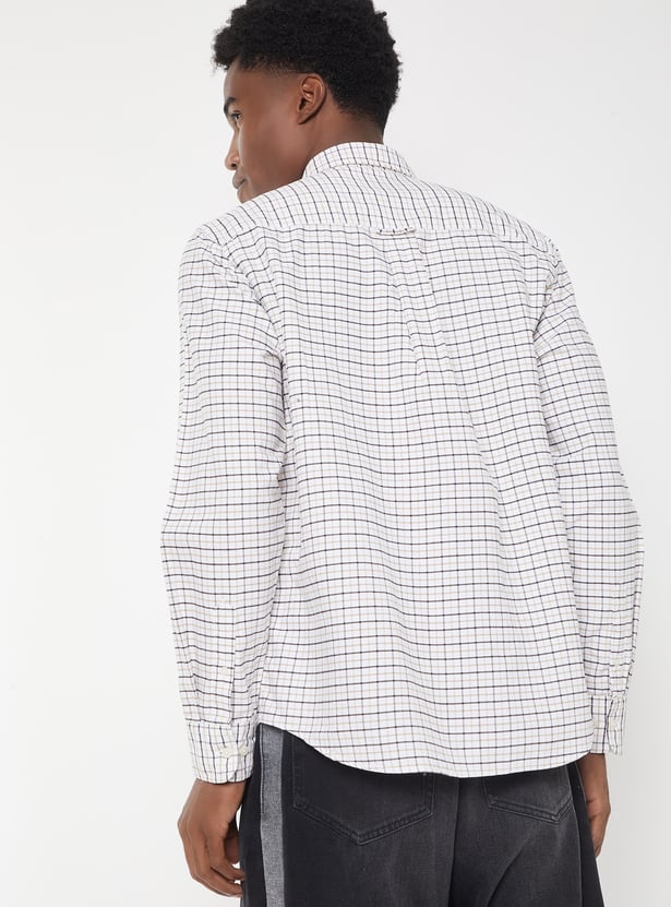 Men Checked Regular Fit Shirt