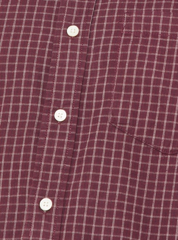 Men Checked Regular Fit Shirt