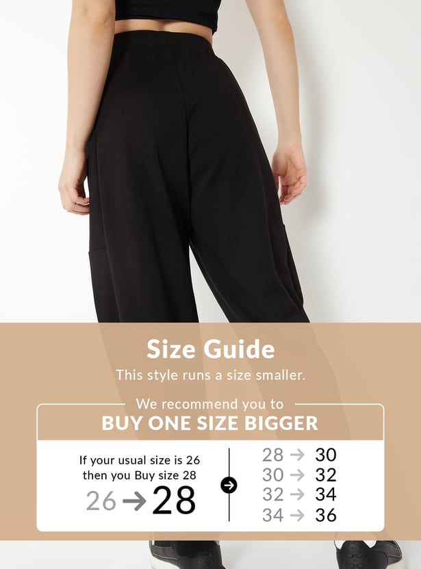 Women Solid Track Pants