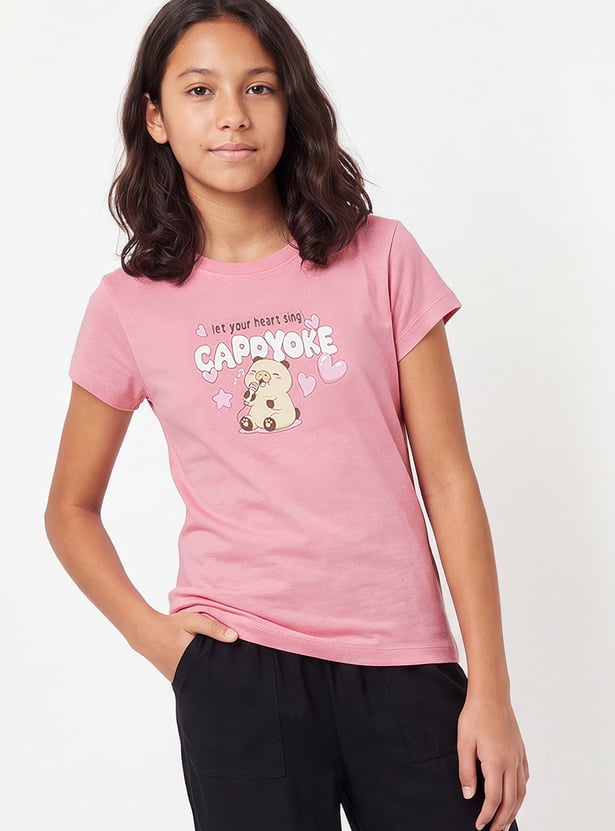 Girls Printed T-shirt