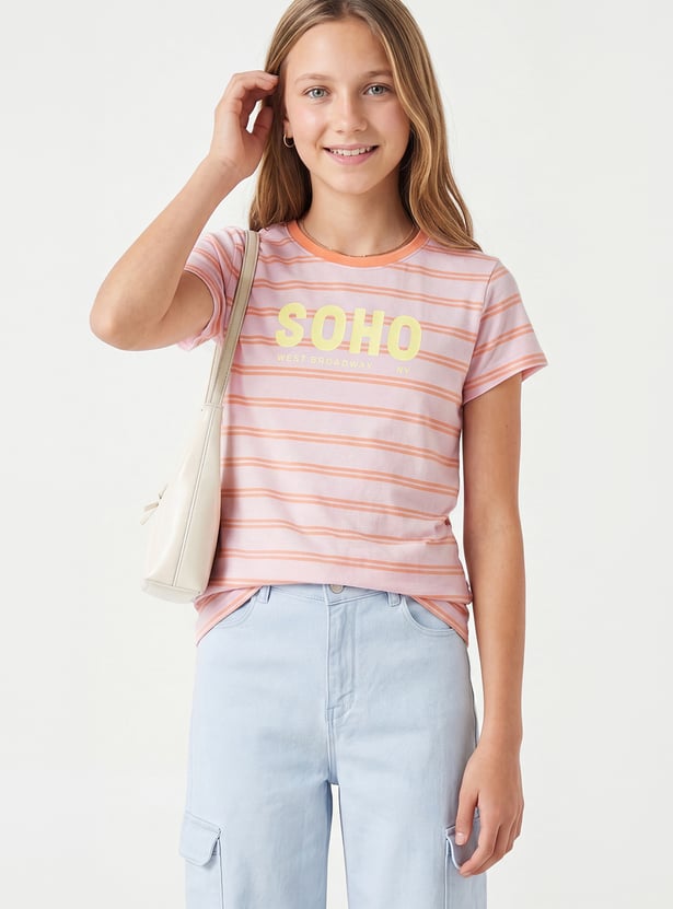 Girls Striped T-shirt