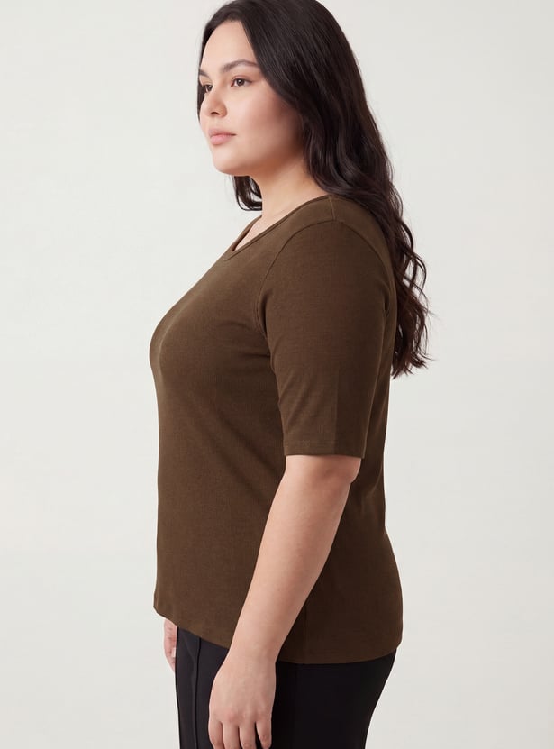 Women Ribbed Top