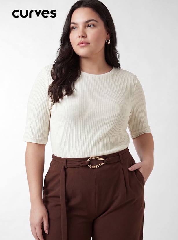 Women Ribbed T-shirt