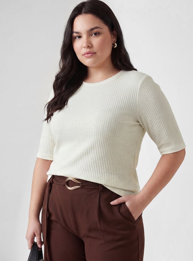 Women Ribbed T-shirt