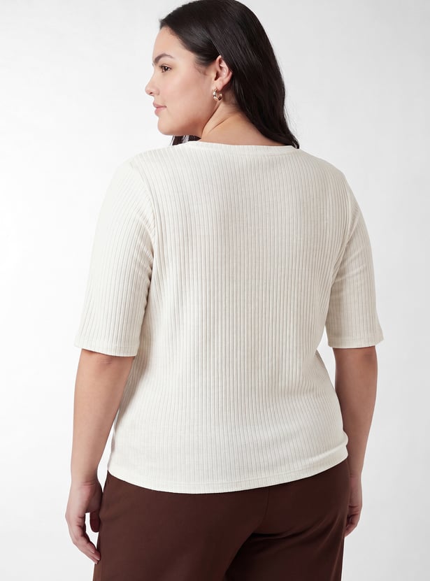 Women Ribbed T-shirt