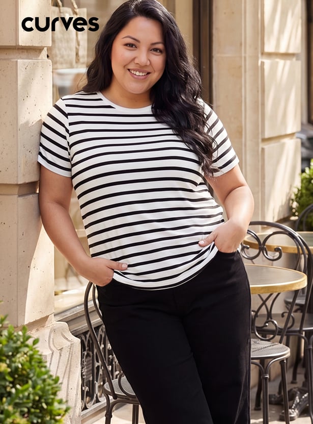 Women Striped T-shirt