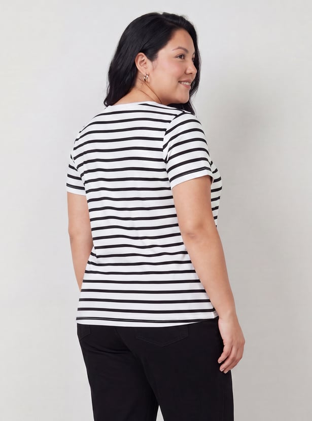 Women Striped T-shirt