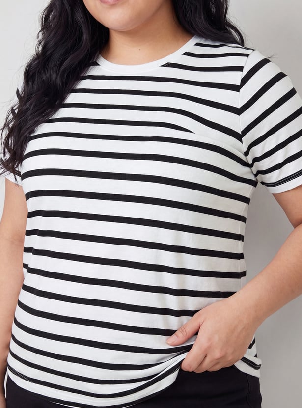 Women Striped T-shirt