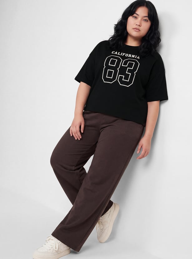Women Printed Boxy T-shirt