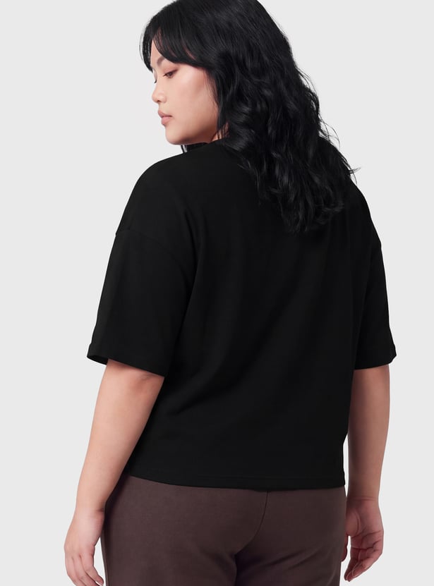 Women Printed Boxy T-shirt