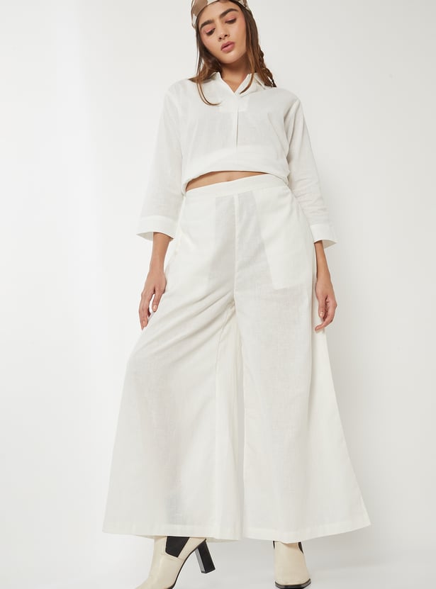 Women Solid Palazzos