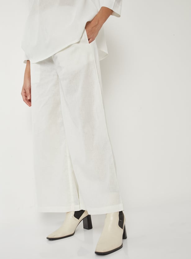 Women Solid Palazzos