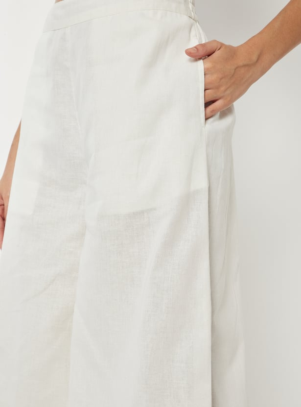 Women Solid Palazzos