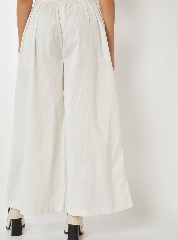 Women Solid Palazzos
