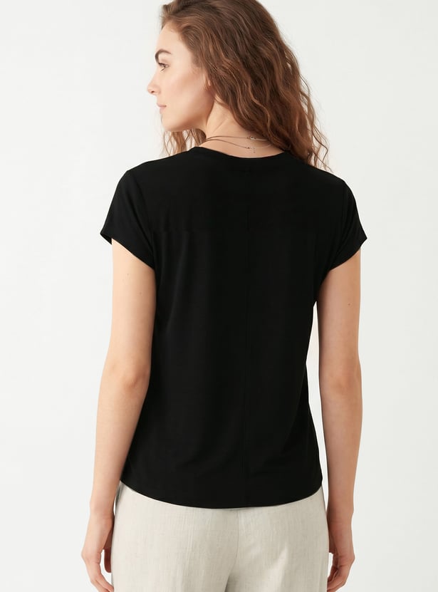 Women Solid T-shirt