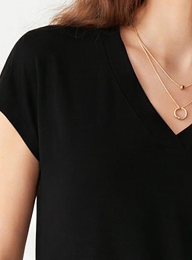 Women Solid T-shirt
