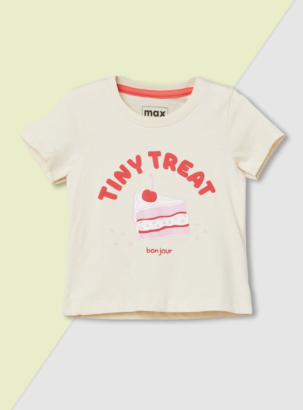 Girls Printed T-shirts - Pack of 3