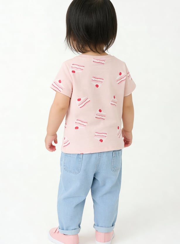 Girls Printed T-shirts - Pack of 3