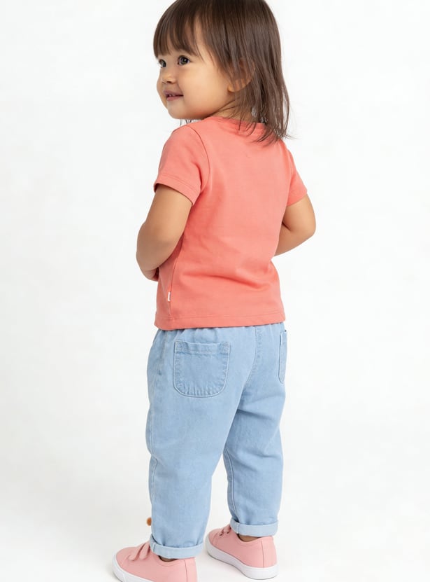 Girls Printed T-shirts - Pack of 3
