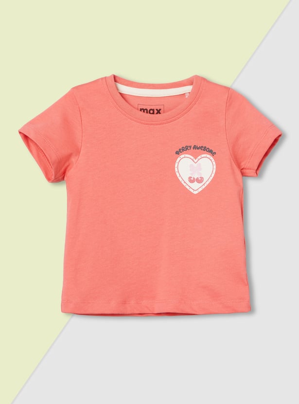 Girls Printed T-shirts - Pack of 3